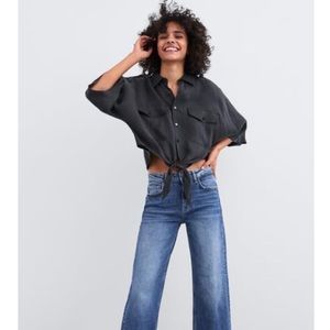 🌟ZARA Cropped Top with Knot🌟